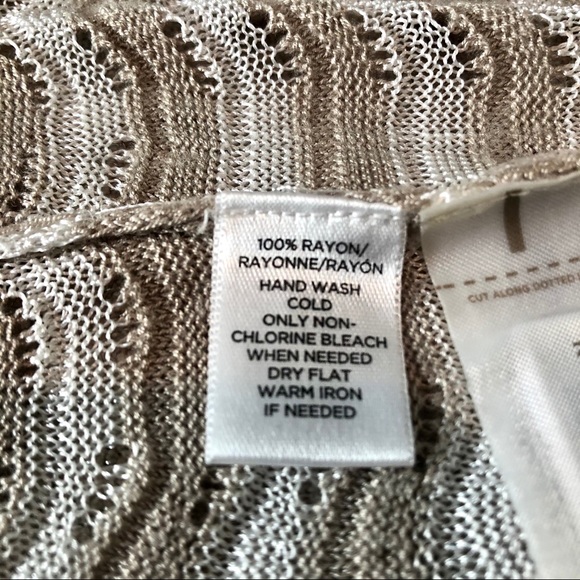 LOFT tan chevron cardigan - Picture 5 of 5